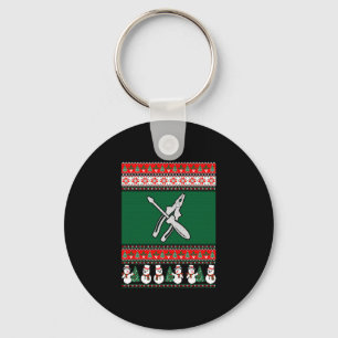 Elektrisch Ugly KerstSweater Sleutelhanger