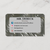 Elektrisch Visitekaartje (Achterkant)