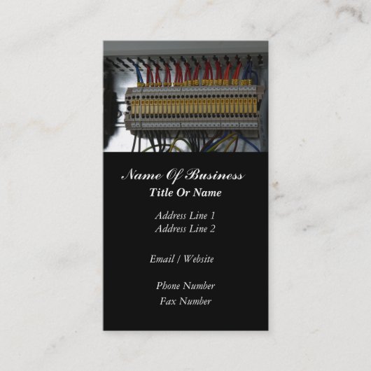 Elektrisch Visitekaartje (Voorkant)