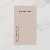 Elektrisch Visitekaartje (Achterkant)