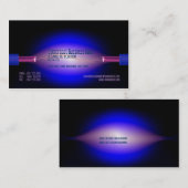 Elektrisch Visitekaartje voor bedrijfsmatig gloeie (Voorkant / Achterkant)