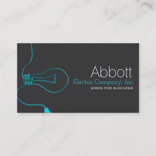 Elektrisch Visitekaartje voor de bouw (Voorkant)