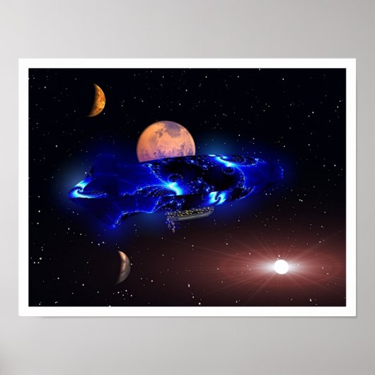 Elektrisch Zeppelin Poster (Voorkant)