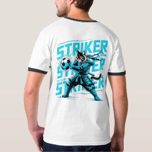 Elektrische Aanvaller Samurai Kat - Voor Atleten T-shirt