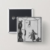 Elektrische afvoer van carrosserieën vierkante button 5,1 cm (Voorkant /achterkant)