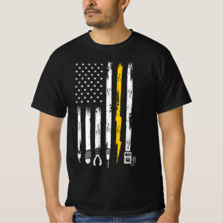 Elektrische Amerikaanse vlaginstrumenten voor elek T-shirt