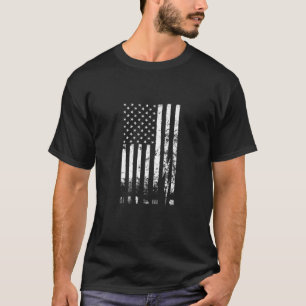 Elektrische Amerikaanse vlagwerktuigen Elektrische T-shirt