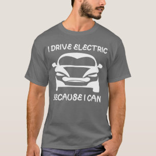 Elektrische Auto ECar Elektrisch Voertuig meisje T-shirt
