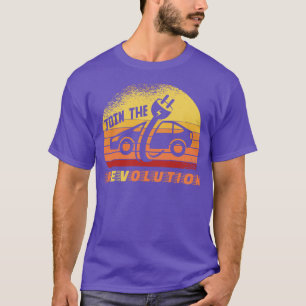 Elektrische auto maakt deel uit van de revolutie v t-shirt