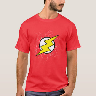 Elektrische bal licht effect ontwerp t-shirt