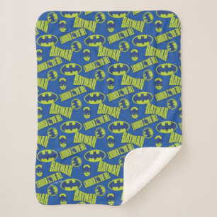 Elektrische batterij - het donkere nachtpatroon sherpa deken