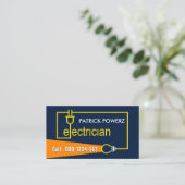 Elektrische bedrading Bulb Light Beam Visitekaartje (Staand voorkant)