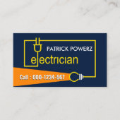 Elektrische bedrading Bulb Light Beam Visitekaartje (Voorkant)