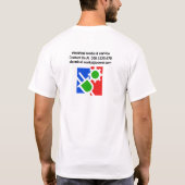 Elektrische bedrading Circuit Powers Bulb T-shirt (Achterkant)