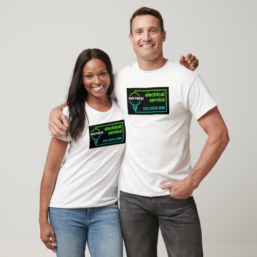 Elektrische bedrading Circuit Powers Bulb T-shirt (Unisex)