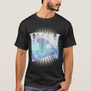 ELEKTRISCHE BLAUWE EDM T-SHIRT
