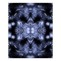 Elektrische Bliksem Mandala Fractale Kunst