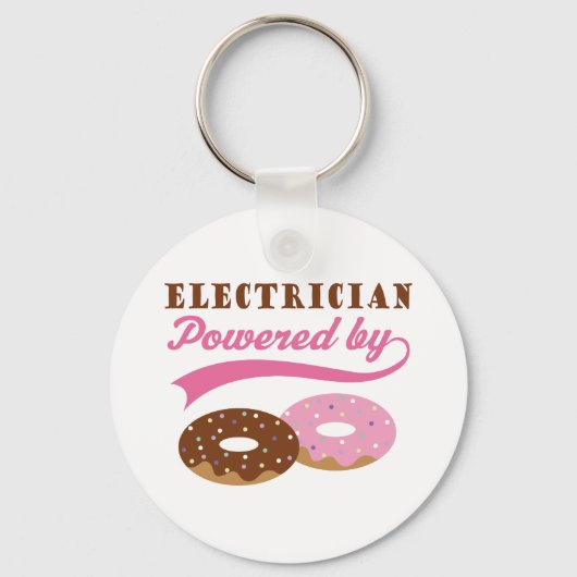 Elektrische cadeaus (Donuts) Sleutelhanger (Voorkant)