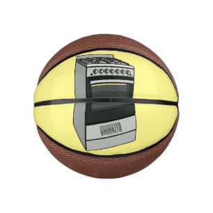 Elektrische cartoon basketbal