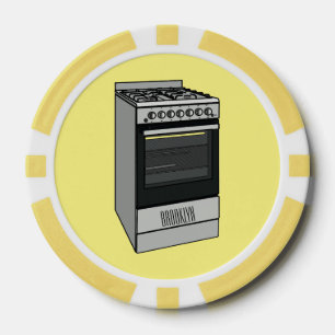 Elektrische cartoon poker chips
