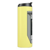 Elektrische cartoon thermosbeker (Gedraaid links)