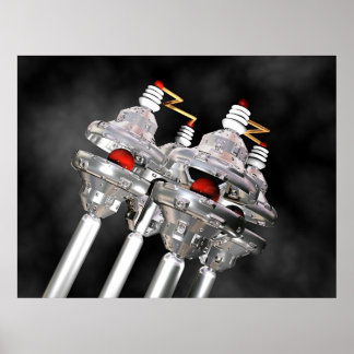 Elektrische cellen poster