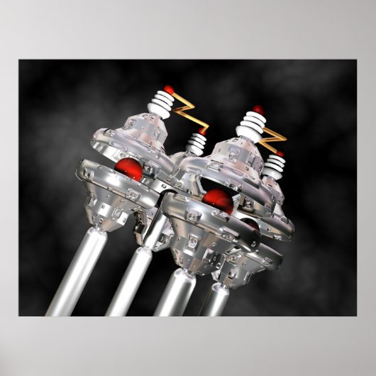 Elektrische cellen poster (Voorkant)