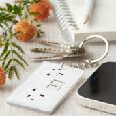 Elektrische contactdoos uit het Verenigd Koninkrij Sleutelhanger (Voorkant Rechts)