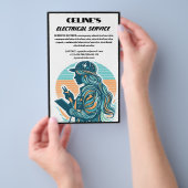 elektrische dienstflyer flyer (Hand)