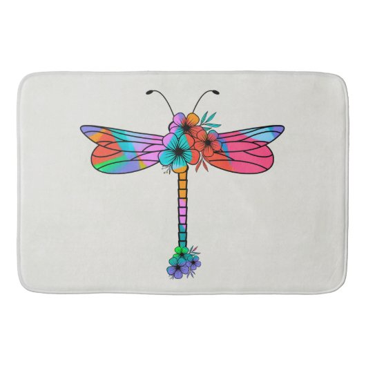 Elektrische dragonfly A Bath Mat (Voorkant)