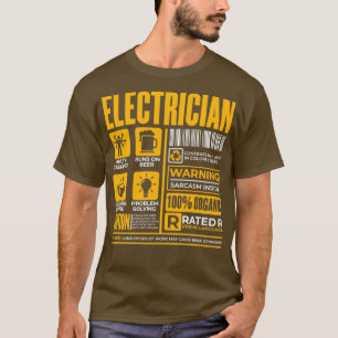 Elektrische elektronicamonteur, Master 1 T-shirt