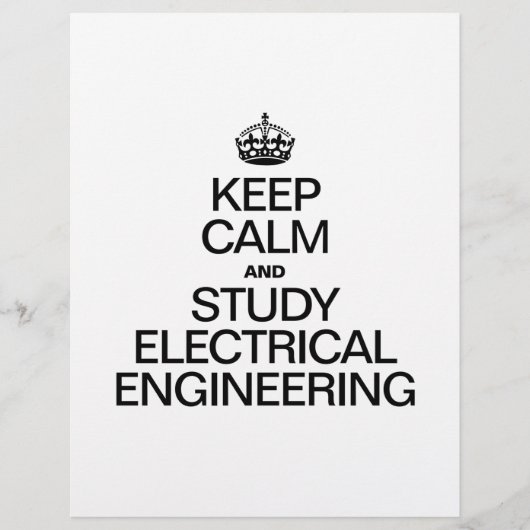 ELEKTRISCHE ENGINEERING VOOR BEREKENING EN STUDIE  FLYER (Voorkant)