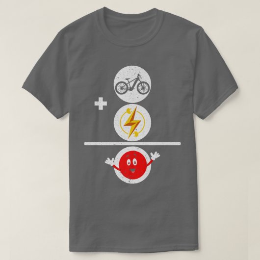 Elektrische fiets E-Bike Ride Bike Lover Bicycling T-shirt (Design voorkant)