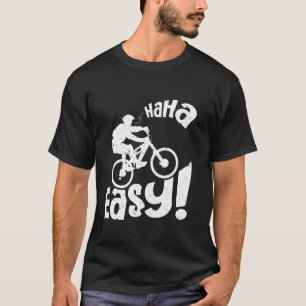 Elektrische fiets HA HA EASY E-fiets Grappige E-fi T-shirt