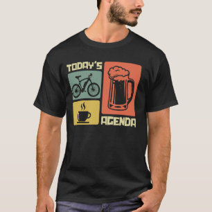 Elektrische fiets VANDAAGSE AGENDA Grappige E-fiet T-shirt