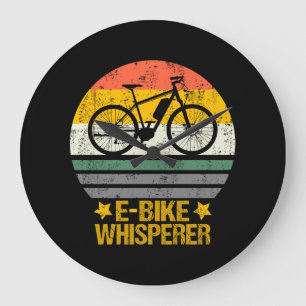 Elektrische fietsenfiets met wielaandrijving grote klok