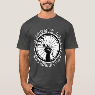 Elektrische fietsenrevolutie t-shirt