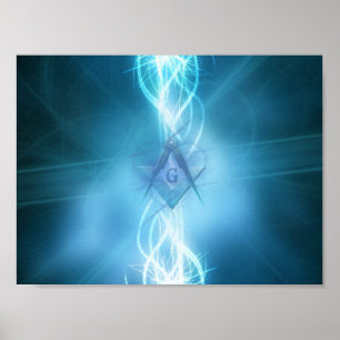 Elektrische freemason poster