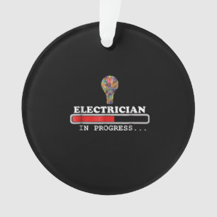 Elektrische Gift, elektriciteit, ladende Funny Bul Ornament