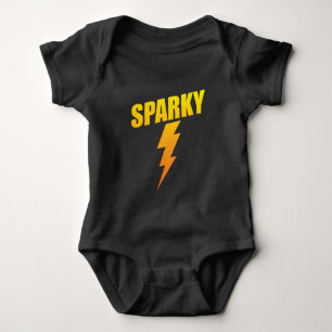 Elektrische Gift Funny Sparky Lightning Bolt Romper