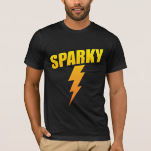 Elektrische Gift Funny Sparky Lightning Bolt T-shirt