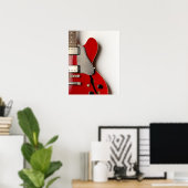 Elektrische gitaar 12 poster (Thuiskantoor)