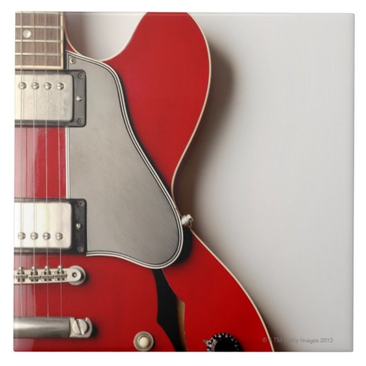 Elektrische gitaar 12 tegeltje (Voorkant)