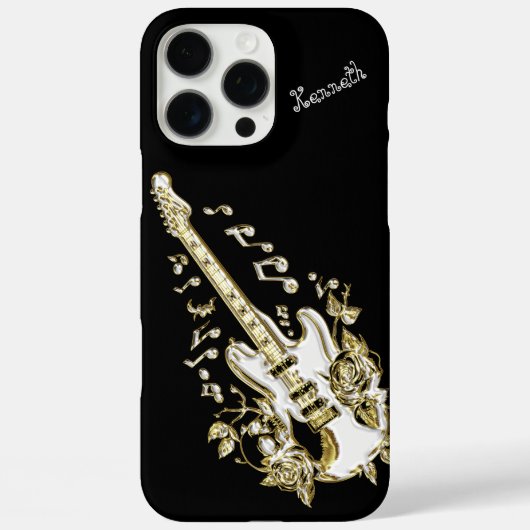 Elektrische gitaar barst van de energie Case-Mate iPhone case (Achterkant)