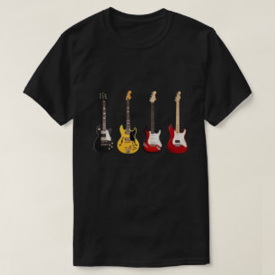 Elektrische Gitaar Collectie Band Gitarist ,Gitare T-shirt