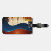 Elektrische Gitaar Grunge Aangepaste Tekst Bagagelabel