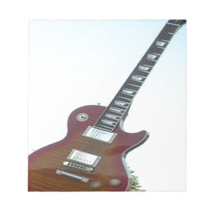 Elektrische gitaar notitieblok