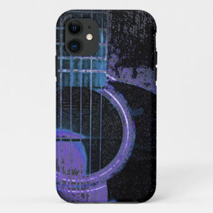 Elektrische gitaar op mobiele telefoondraagtas iPhone 11 hoesje