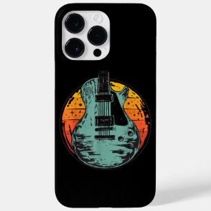 Elektrische Gitaar Retro Zonsondergang Vintage Muz Case-Mate iPhone 14 Pro Max Hoesje