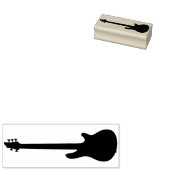 Elektrische gitaar 	rubberstempel (Gestempeld)